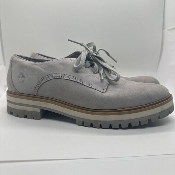 TIMBERLAND ReBOTL WOMEN'S LONDON SQUARE OXFORD GREY SIZE‎ 10 Excellent Used - Picture 1 of 16